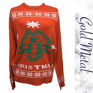 “Ugly” fair isle Christmas sweater